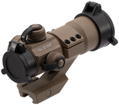 NcSTAR DRGB135T 1x 35mm Tube Reflex Optic 3 MOA Red/Green/Blue Dot Tan — view 4
