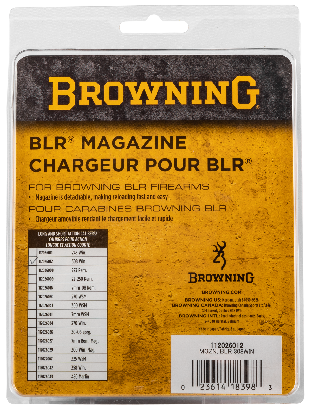 Browning BLR 81 308 Win 4-Rd Double Stack Detachable Steel Magazine — view 4