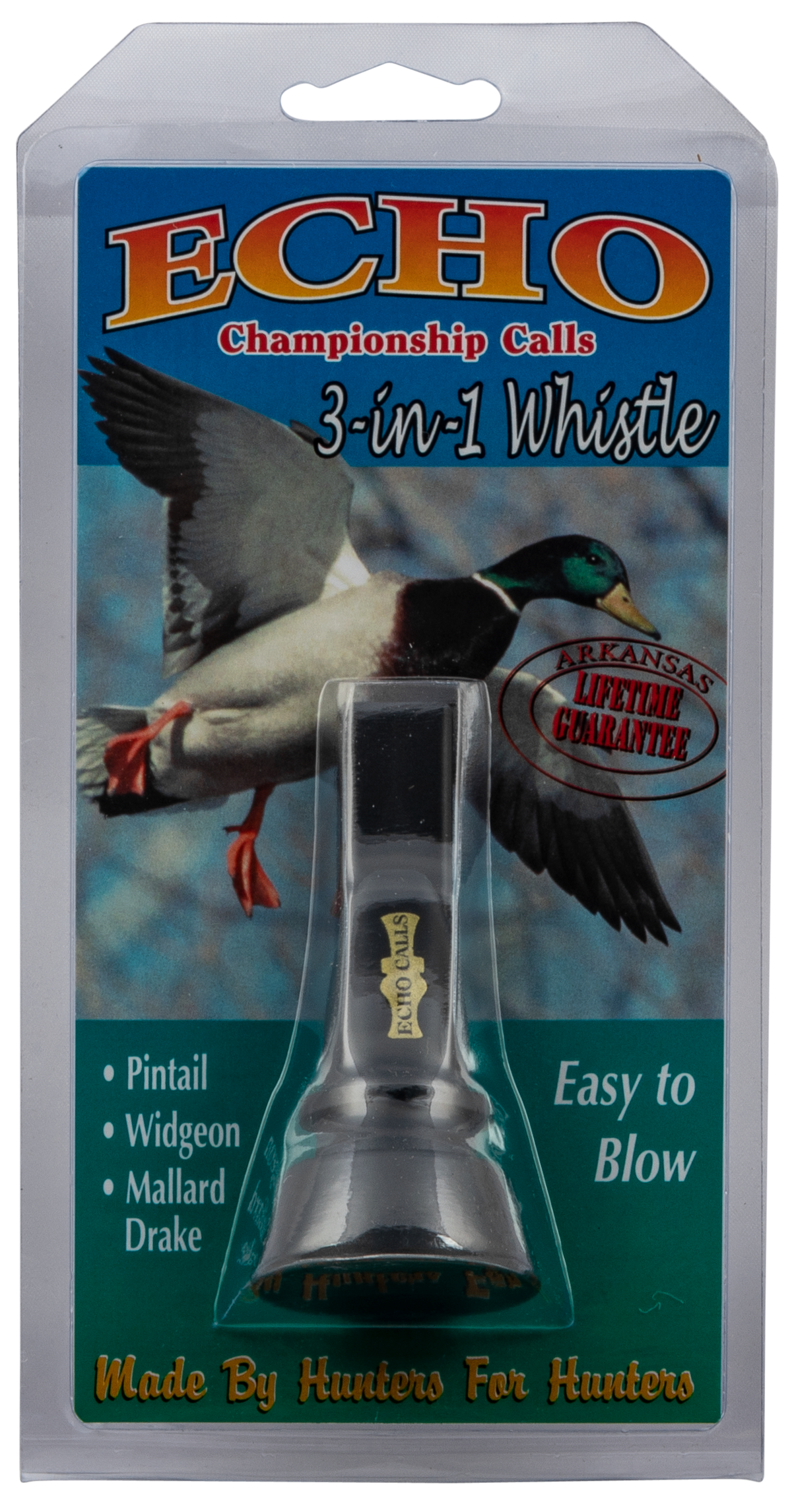 Mo Tactical Products Echo Calls 3-IN-1 Whistle Call Mallard/Widgeon/Pintail Black Plastic — view 4
