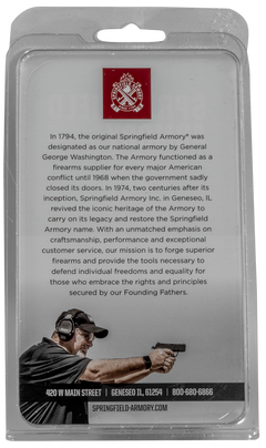 Springfield Armory XDM5002C XD-M Compact 9mm/40 S&W Backstrap Mag Sleeve #2 Black Polymer — view 4