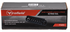 Firefield FF34053 Edge Carbine 6.62" 2-Piece KeyMod Handguard Matte Black 6061-T6 Aluminum for AR-15 — view 4