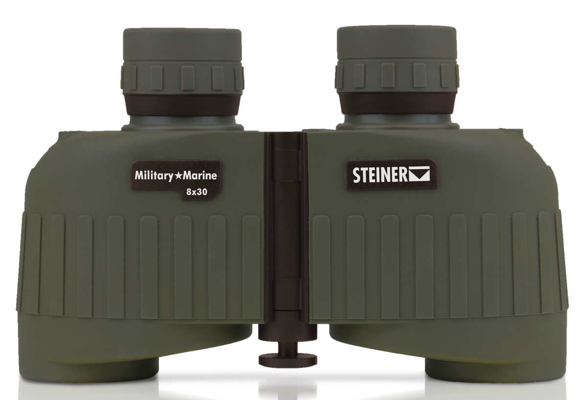 Steiner 2033 Military-Marine 8x30mm Porro Prism Sports-Auto Focus Binoculars - OD Green Makrolon Rubber Armor — view 4
