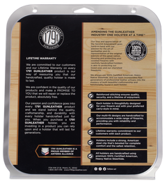 1791 Gunleather MAG-F 2.2 Double Mag Holster Double Stack Belt Slide Classic Brown Leather — view 4