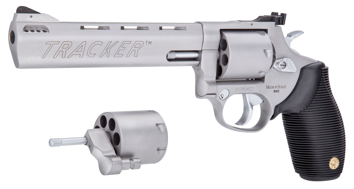 Taurus 692 38 Special +P/357 Mag/9mm Luger 6.5" 7-Shot DA/SA Medium Frame Revolver - Matte Stainless — view 4