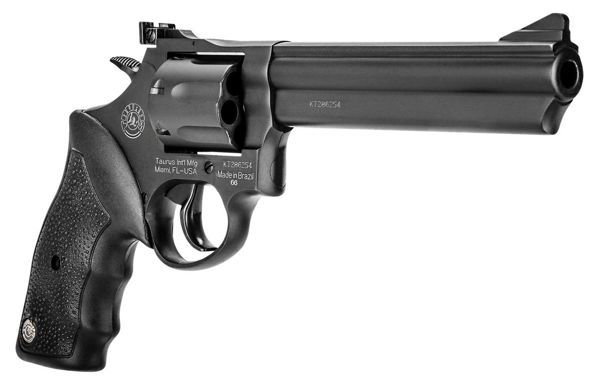 Taurus 66 357 Mag/38 Special +P 6" 7-Shot DA/SA Revolver - Matte Black Oxide — view 4