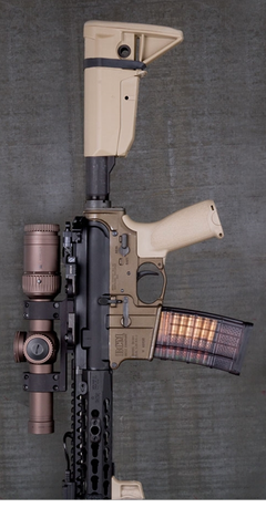 BCM Gunfighter Mod 0 AR-15 Stock Assembly - Flat Dark Earth — view 4