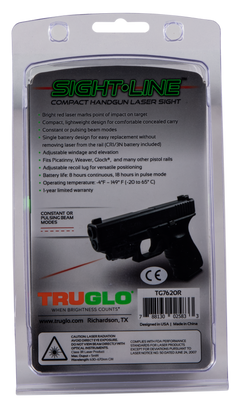 TruGlo TG7620R Sight-Line Compact Red Laser Sight for Handgun — view 4