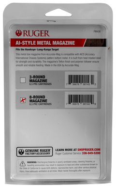Ruger 90144 6.5 PRC 8-Rd Blued Steel Detachable Magazine - Fits Hawkeye LRT / Precision Rifle — view 4