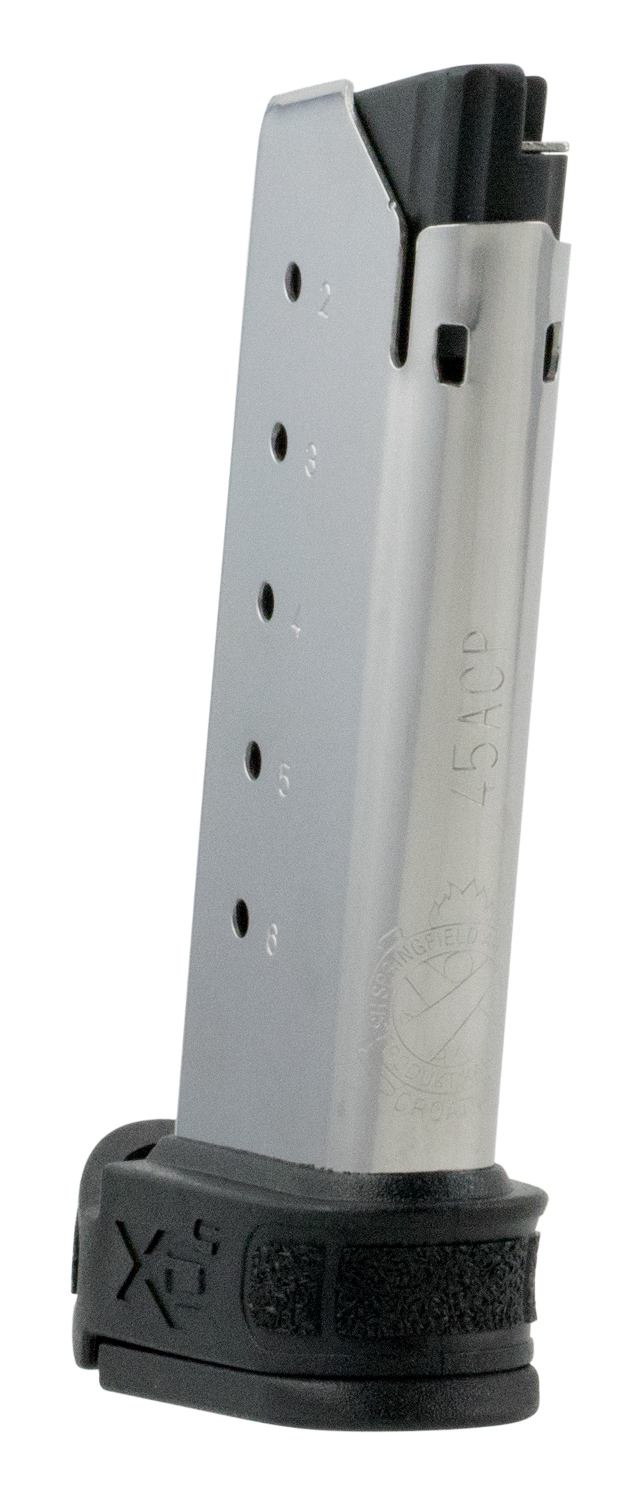 Springfield Armory XD-S Mod.2 45 ACP 6-Rd Extended Pistol Magazine - Stainless — view 4