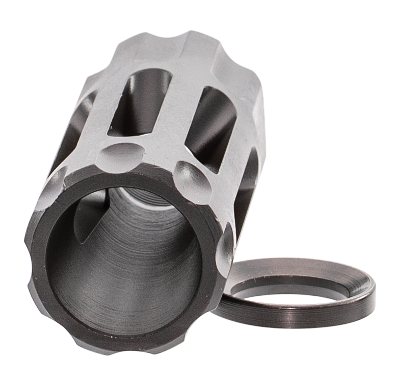 Wilson Combat Q-Comp Muzzle Brake 5.56x45mm NATO 1/2x28 Melonite QPQ Steel — view 4
