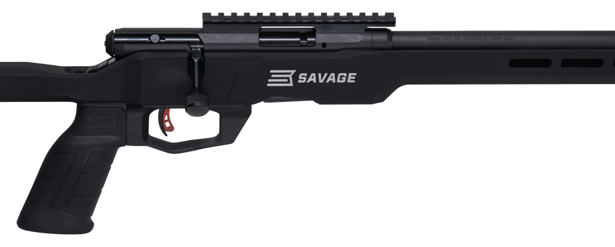 Savage 70248 B Series Precision 22 LR 18" 10+1 Bolt Action Rifle - Matte Black MDT ACC Chassis — view 5
