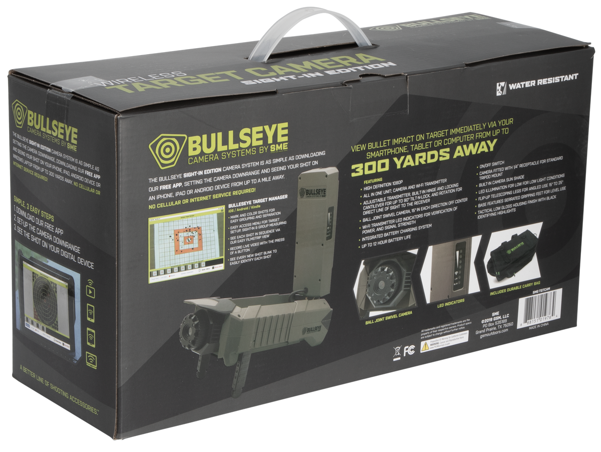 SME Bullseye Sight-In Edition Camera Coyote Brown 300 yd Range 1080p Wi-Fi — view 9