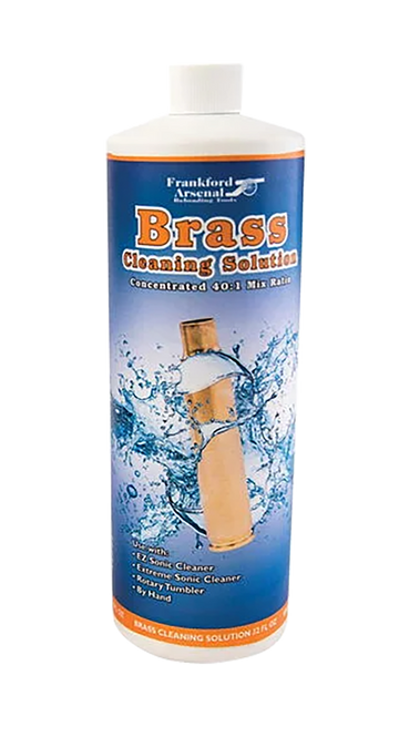 Frankford Arsenal 878787 Ultrasonic Brass Cleaning Solution 32 oz Bottle