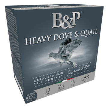 B&P Ammunition Heavy Dove & Quail 12 Gauge 2.75" 1 1/8 oz #8 Shot - Box or Case