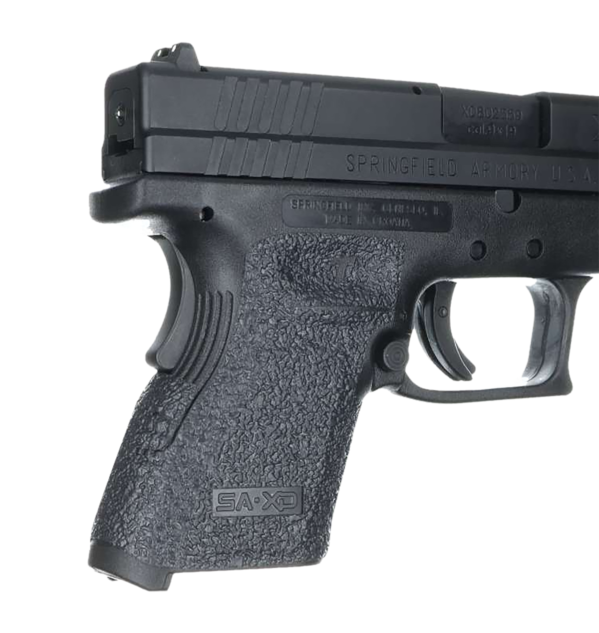 Talon 203R Adhesive Grip Textured Rubber for Springfield XD Subcompact 9/40 - Black