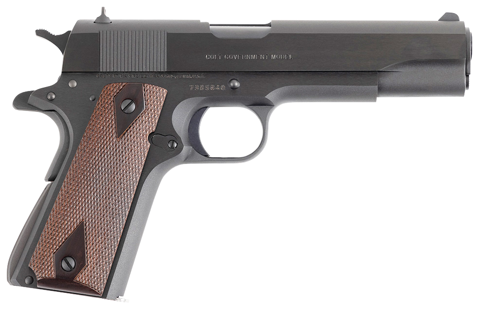 Colt Mfg Government Series 70 45 ACP 5" National Match 7+1 SAO Pistol - Blued