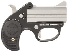 Bond Arms Stinger 22 LR 3" 2rd Break-Action Pistol - Matte Stainless Barrel/Black Anodized Aluminum Frame