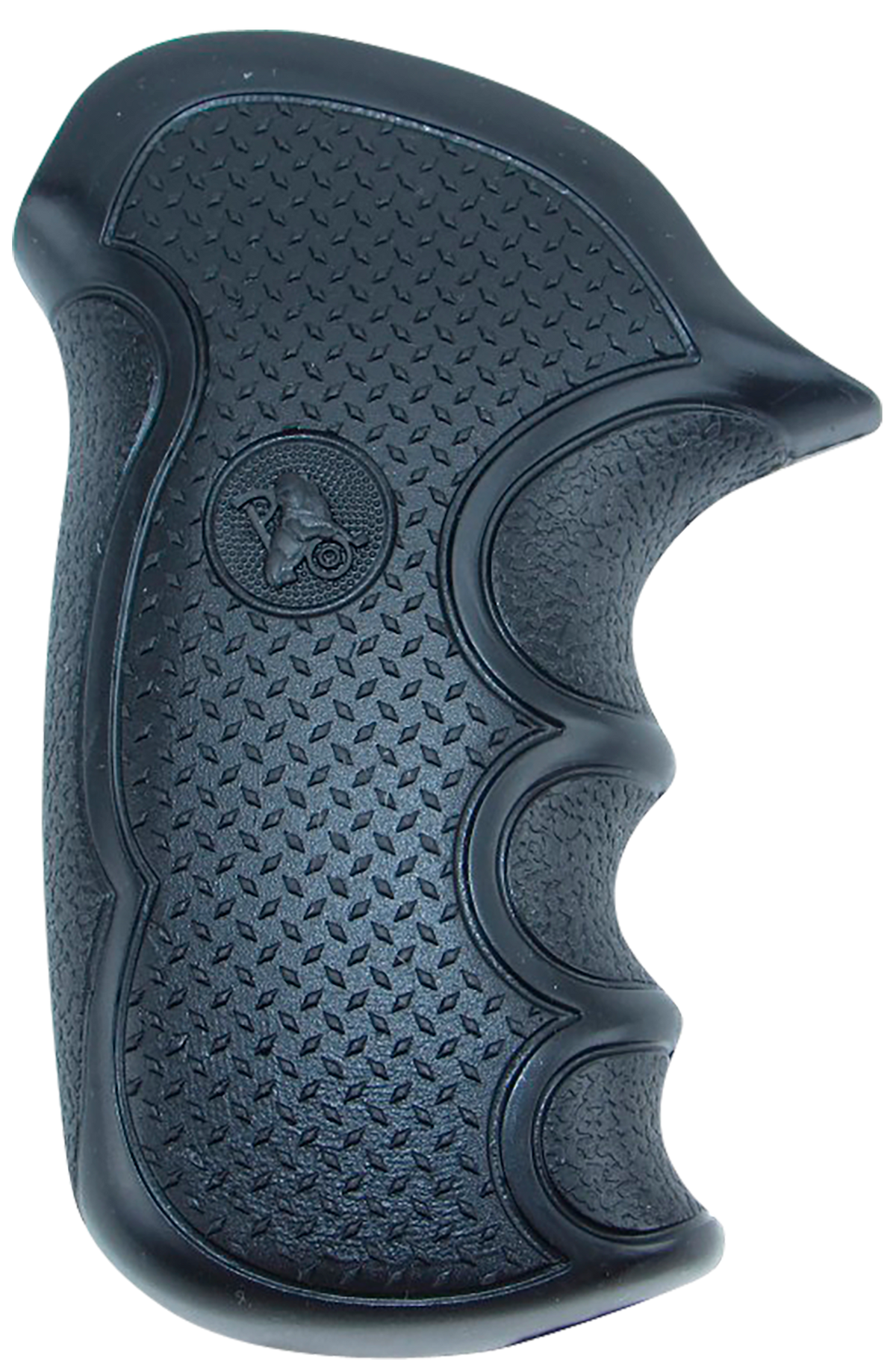 Pachmayr Diamond Pro Grip Taurus Compact Public Defender Black Rubber w/Finger Grooves