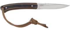 Columbia River Biwa 3.02" Fixed Drop Point Plain 8Cr13MoV Brown/Black G10 - 2382C