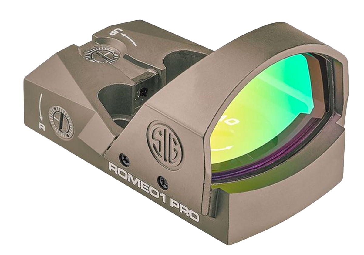 Sig Sauer Electro-Optics Romeo1Pro 1x30mm 6 MOA Red Dot Sight - Flat Dark Earth