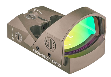 Sig Sauer Electro-Optics Romeo1Pro 1x30mm 6 MOA Red Dot Sight - Flat Dark Earth
