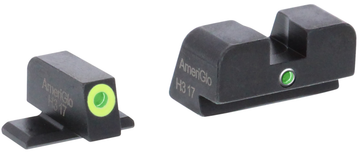 Ameriglo SG301 i-Dot Night Sight Set for SIG Sauer - Green Tritium LumiGreen Outline Front / Green Tritium Rear