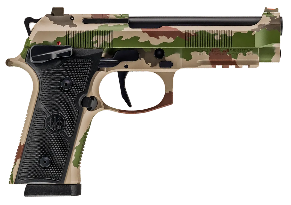 Beretta 92XI Combat 9mm Luger 4.7" 10+1 SAO Pistol - Vegetato Camo Cerakote