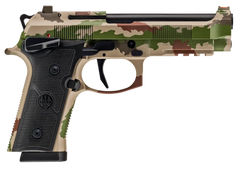 Beretta 92XI Combat 9mm Luger 4.7" 10+1 SAO Pistol - Vegetato Camo Cerakote