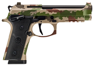 Beretta 92XI Combat 9mm Luger 4.7" 10+1 SAO Pistol - Vegetato Camo Cerakote