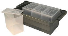 MTM Case-Gard SS2500 Shotshell Box 12 Gauge Clear Polypropylene 4 Pack