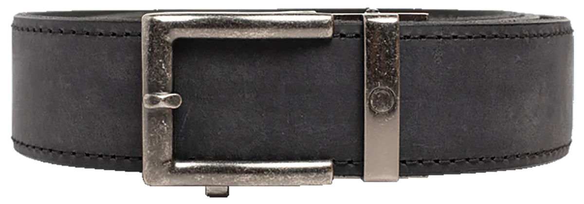 Team Nexbelt Operating EDC Crazy Horse Black Leather 1.50" Ratchet Belt