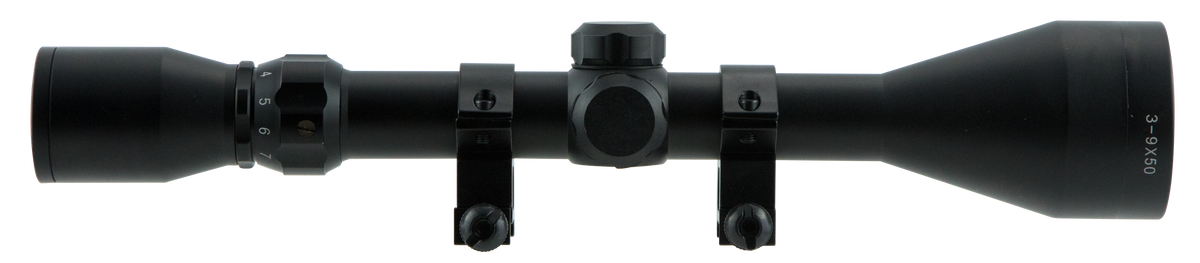 TruGlo Buckline 3-9x50mm 1" Tube BDC Reticle Black Anodized Hunting Scope