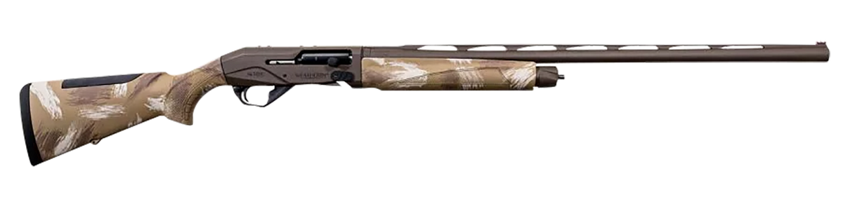 Weatherby Sorix 12 Gauge 3" 28" 2+1 Semi-Auto Shotgun - Slough Camo Stock - Burnt Bronze Cerakote
