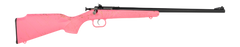 Crickett KSA2341 My First Rifle Gen2 22 LR 16.13" 1-Rd Bolt Action Rifle - Pink w/Gold Webbing Synthetic Stock
