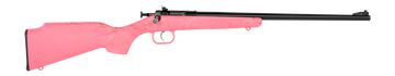 Crickett KSA2341 My First Rifle Gen2 22 LR 16.13" 1-Rd Bolt Action Rifle - Pink w/Gold Webbing Synthetic Stock