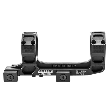 Geissele Automatics AR15 Super Precision 30mm Scope Mount/Ring Combo 5.3" Black Anodized