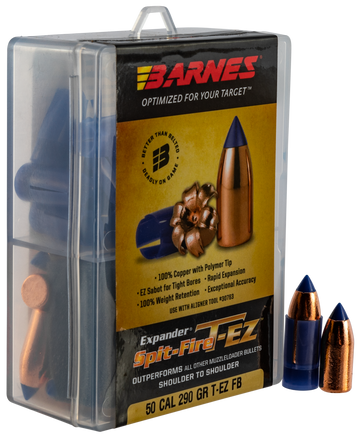 Barnes Bullets Spit-Fire T-EZ Muzzleloader 50 Cal 290gr Polymer Tip 15/Box