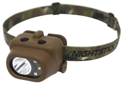 Bayco Nightstick NSP-4610C Multi-Function Headlamp Green/Red/White LED Flat Dark Earth/Camo 93 Meter Beam