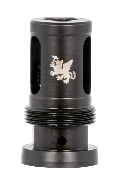 Griffin Armament Taper Mount Hammer Comp 30 Cal 5/8x24 17-4 Stainless Steel - Black QPQ