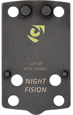 Night Fision GLK-OP-EPSC-SCMOS Optic Mounting Plate - Holosun EPS Carry Footprint - Fits Glock MOS 43/43X/48