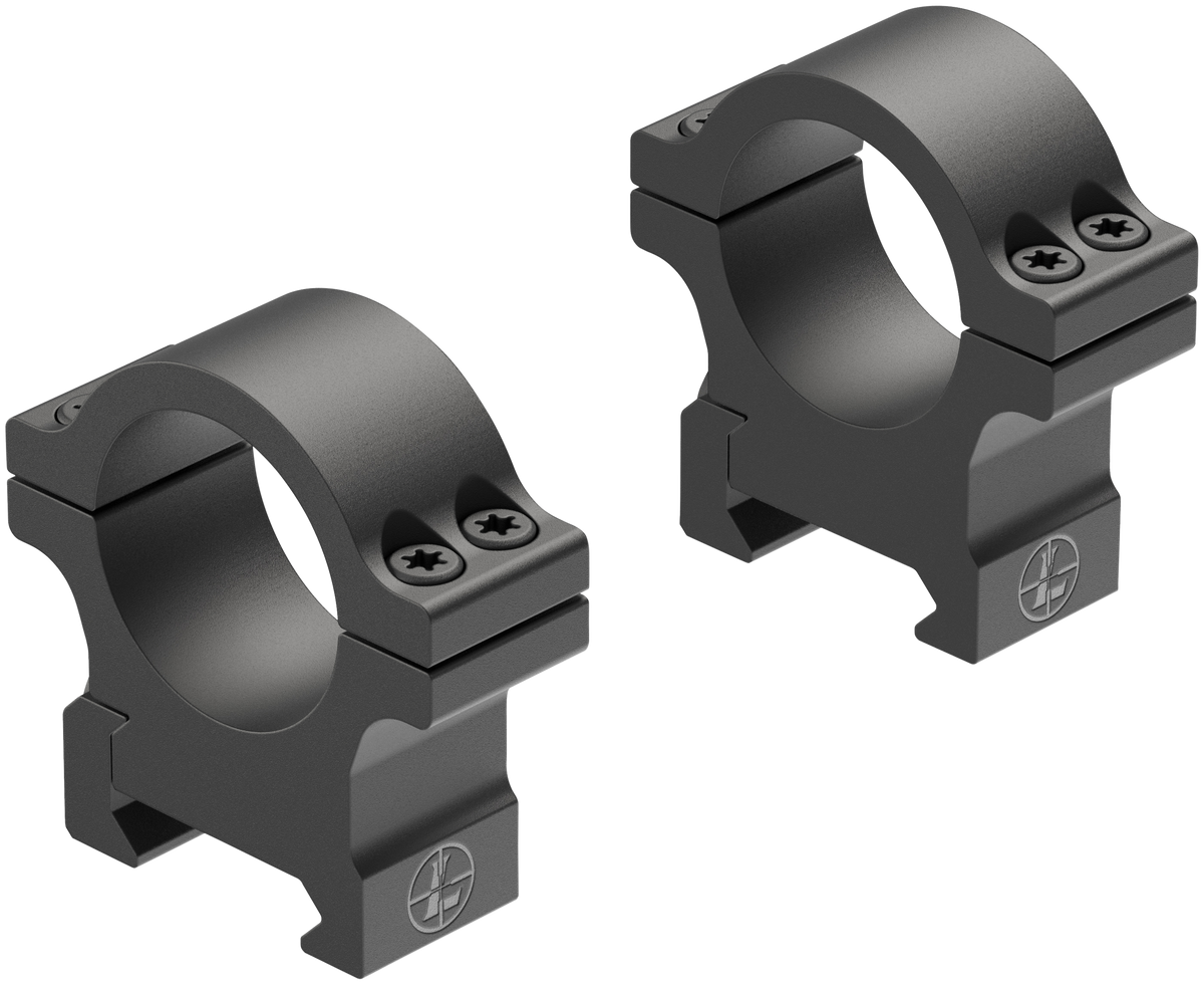 Leupold Open Range Cross-Slot 1" Medium Matte Black Scope Ring Set