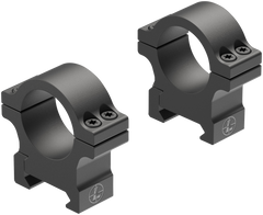 Leupold Open Range Cross-Slot 1" Medium Matte Black Scope Ring Set