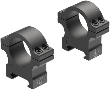 Leupold Open Range Cross-Slot 1" Medium Matte Black Scope Ring Set