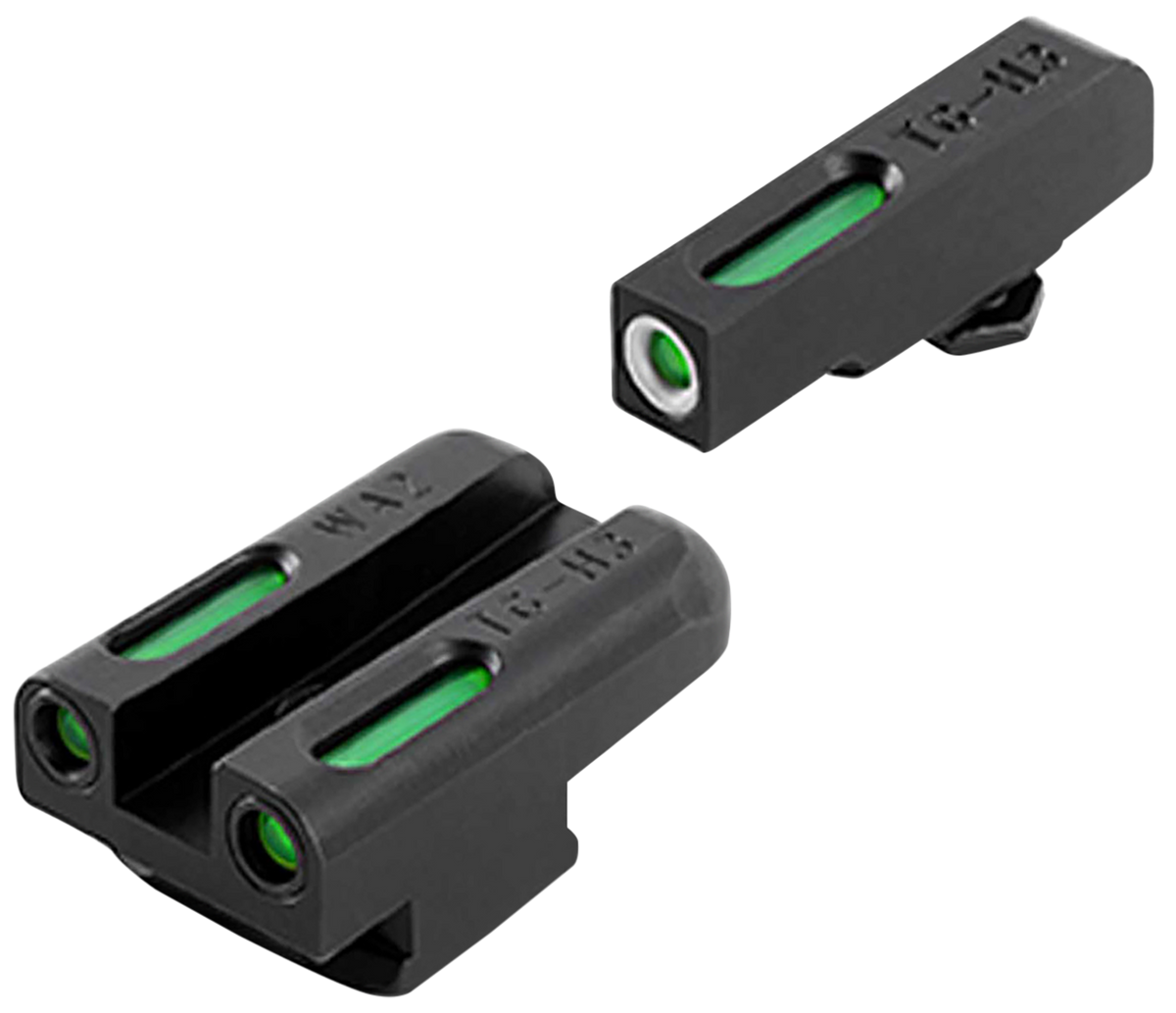 TruGlo TFX Walther PPS Green Tritium Fiber Optic 3-Dot Night Sight Set