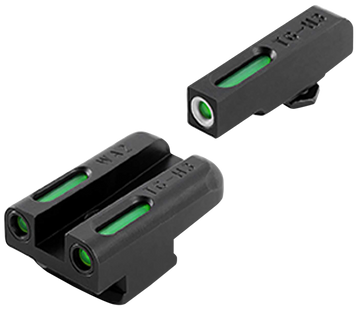 TruGlo TFX Walther PPS Green Tritium Fiber Optic 3-Dot Night Sight Set