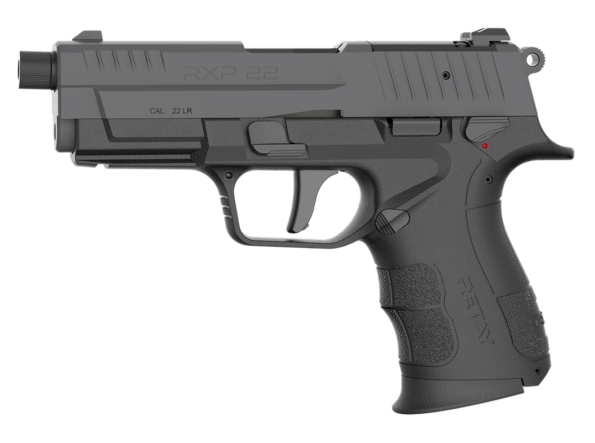 Retay USA RXP 22 LR 13+1 4" Threaded Barrel DA/SA Semi-Auto Pistol - Gray Cerakote Optic Ready