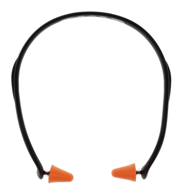 Walkers Game Ear Pro-Tek Ear Plug Band 25 dB Behind The Neck - Orange/Black
