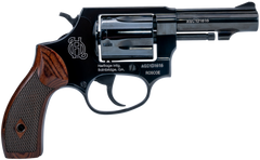 Heritage Mfg Roscoe 38 Special +P 3" 5-Rd DA/SA Revolver - Black Polished / Wood