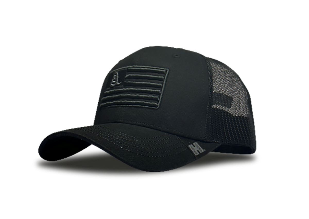 Horizon Design Hornady Gear Gadsden Flag Trucker Hat Black OSFA