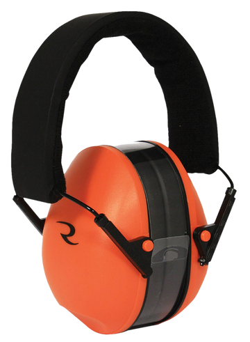 Radians LSH500CS Lowset Muff 21 dB Over the Head Earmuff Orange/Black